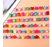 BRRNOO 40 Pcs Stella Mini Capelli Artiglio, Piccoli Pelo per Capelli, Leggero Colore Luminoso Grazioso Accessorio per Acconciature Adorabili, Adatto a Ragazze e Donne, Forma Unica e