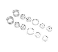 BRRNOO 4Pcs Ruota in Lega Set Mozzi di Serraggio per Performance e
