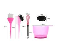 BRRNOO 5 Pezzi Kit Colorare per Capelli Tinture per Capelli Strumenti di Tinting Set con più Scale Non Slittata Riutilizzabile per L'uso della Casa del Salone (BLUE)