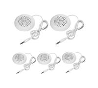 Brrnoo 5pcs DIY Pillow Speaker, Sotto Cuscino Altoparlante, Altoparlante Personale Portatile, 3.5mm Mini Stereo Speaker per MP3 Telefono Portatile CD