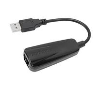 Brrnoo Adattatore Wii a USB, Adattatore Netto LAN Collegabile Compatibile da USB all' Ethernet 2.0 a 10/100 Mbps PC Extender per Vittorie per OS X