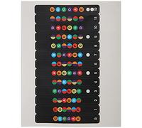 Brrnoo Adesivi per Tastie di Chitarra, Materiale Impermeabile e a Prova d'olio Adatto a Tutte le Chitarre Elettriche a 6 Corde e Chitarre Acustiche