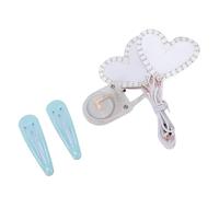 Brrnoo Adesivi per Viso a LED, Design Trasparente Abbinato Alla tonalità della Pelle con modalità di Illuminazione Regolabili, per Feste di Compleanno, Discoteche, Bar, Concerti e