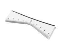 BRRNOO Adesivo del Righello del Sopracciglio 100pcs, Stencil del Sopracciglio per Modellare gli Adesivi di Posizionamento di Forma del Corvo dello Strumento di Mappatura della Fronte,