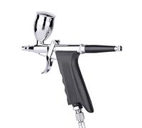 Brrnoo Aerografo, Pistola di Vernice con Tre Tazze di Pigmenti da 15-50 Psi Vernice per Aerografo per Pittura a Spruzzo, Arti e Mestieri, Pittura Modello, Lavoro in Pelle e Persino Decorazione di