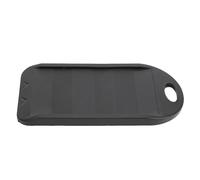 BRRNOO Affilacoltelli e Pulitore per Tagliabarba Strumento Portatile per la Pulizia del Tagliabarba in Gomma con Foro per Appendere Nero per Uso Domestico e in Viaggio