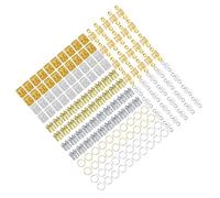 Brrnoo Anelli per Capelli Intrecciati 160 Pezzi, Polsini per Capelli in Metallo per Dreadlocks e Trecce, con Stili Diversi per Ogni Occasione