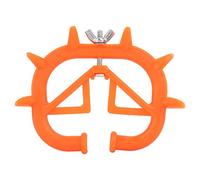 Brrnoo Anelli per Il Naso per Lo Svezzamento dei Vitelli, Strumento per Lo Svezzamento delle Mucche per Bovini con Naso di Mucca con 4,5 * 3,4 Pollici 5 Anelli in Plastica con Punte per Lo Prevenire