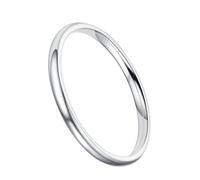 Brrnoo Anello da Donna Elegante in Stile Semplice e Molto Lucido, Materiale Metallico Resistente, Adatto Come Regalo, da Indossare Tutti i Giorni, (Taglia 9 (ID 18,9 mm/0,74 pollici C 59,5 mm/2,34)