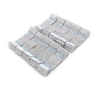 Brrnoo Anello Tovagliolo, Anelli da Tovagliolo Usa e Getta Nastro a Rete Diamanti a 8 File di Carta Anelli di Carta per il Matrimonio Caldo Caldo (100PCS)