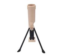 Brrnoo Apribottiglie a Pressione con Lanciatore di Tappi per Bottiglie di Birra e Bibite, Design Robusto in PLA, Ideale per la Casa, il Bar, le Feste, Come Regalo per uomo. (Cachi)