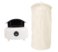 BRRNOO Asciugacapelli Portatile Asciugacapelli con Display Digitale 800W Asciugatura Veloce Borsa da Stoccaggio Compatta per Viaggio