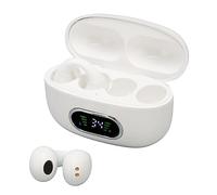 Brrnoo Auricolari Traduttori con Supporto Multilingue 144 Lingue Custodia di Ricarica con Design a Clip Stereo per e Dispositivi (WHITE)