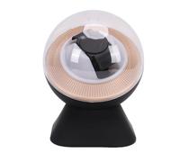 Brrnoo Avvolgitore per Orologio Singolo, Motore Silenzioso Avanzato Inferiore a 20 DB con Cuscinetti per Orologio Regolabili per Polsi da 6,5-9,5 Pollici, Tornitore Automatico per (BLACK)