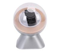 Brrnoo Avvolgitore per Orologio Singolo, Motore Silenzioso Avanzato Inferiore a 20 DB con Cuscinetti per Orologio Regolabili per Polsi da 6,5-9,5 Pollici, Tornitore Automatico per (SILVER)