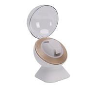 Brrnoo Avvolgitore per Orologio Singolo, Motore Silenzioso Avanzato Inferiore a 20 DB con Cuscinetti per Orologio Regolabili per Polsi da 6,5-9,5 Pollici, Tornitore Automatico per (WHITE)