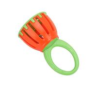 Brrnoo Baby Cage Bell Rattle, Shaker Rattle per Bambino con Handbell Design Ovale Orff Strumento a Percussione Kid Education Education Music Toys Baby Cage Bell Shaker per la Formazione Precoce