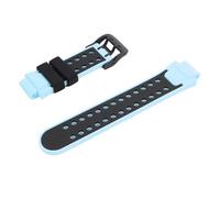Brrnoo Banda di Orologi in Silicone da 15 Mm per Bambini Kids Smart Watch Cinghia Anti-Slip Skin Friendly con Fibbia in Acciaio Inossidabile per Smartwatch per Bambini (BLUE)