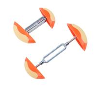 Brrnoo Barella per Scarpe Regolabile Espansore per Scarpe Barella per Larghezza Strumento per Piedi Larghi Ponte Rotante in Lega di Alluminio Punte in Silicone Antiscivolo Adatto Ai (ORANGE)