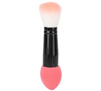 BRRNOO Ben Spazzole per il Trucco, Cumpalio Blush Blush Multifunzione Spazzola per Trucco a Doppia Testa Morbida Pennello in Fibra Soffice per il Pennello di Bellezza del Trucco (Rosa rossa)
