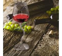 Brrnoo Bicchiere da Vino Capovolto, Bicchiere da Vino Rosato da Cocktail in Vetro Borosilicato da Rosato in Vetro Rosa con Questo Splendido da Che Funge Anche da Opera d'arte per Migliorare il Tuo