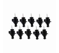 Brrnoo Blocco Cingola di Chitarra, Pulsante Cinghia di Chitarra con Accessorio Antiskid con Strapchi 10pcs/sacchetto Elettrica Chitarla Blocco di Bassing Bottoni di per di Basso Elettrico