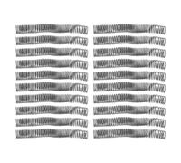 BRRNOO Bobine di Rilegatura a Spirale 20 Pezzi Diametro 32 Mm Capacità 280 Fogli Spirali di Rilegatura in Plastica per Documenti