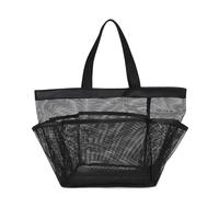Brrnoo Borsa Toilette Viaggio con Design a Rete Cava per la Ventilazione | Grande capacità 42x16x5 Cm, Maniglia per il Trasporto Portatile, Stile Unisex per Palestra, Nuoto, Sorgenti Termali