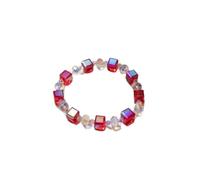 Brrnoo Bracciale con Perline Elasticizzate, Set di Braccialetti con Perline di Leggeri e Impermeabili, 5 Pezzi di Braccialetti con Perline Delicati Accessori per Capelli per