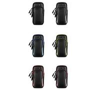 BRRNOO Bracciale per Telefono, Bracciali per Telefono per Corsa Braccialetti per Cellulare Nylon 14-38 Cm Borsa da Braccio Regolabile per Cellulare per Sport Fitness, Corsa, Escursionismo