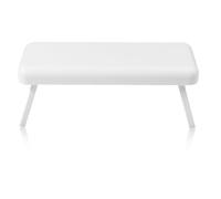 Brrnoo Bracciolo Ergonomico per Unghie, Spazio Vuoto per Contenere la Luce Polimerizzante per Nail Art, Poggiamano per Tavolo Salone, Postazione di Lavoro 10,94x4,02x3,94 Pollici (WHITE)