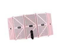 Brrnoo Cabina Vocale, Scudo di Isolamento del Microfono Studio Studio Attrezzatura Microfono Scudo di Isolamento con di del per di del (PINK)