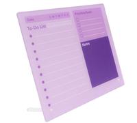 BRRNOO Calendario da Tavolo in Acrilico Cancellabile a Secco con Lista