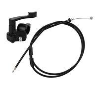 Brrnoo Cavo Dell'acceleratore del Pollice in Metallo ASM per Cinese 50 200 250 Quad, con Alta Tenacia, Resistenza all'Usura, Prestazioni Stabili e, Facile Assembla