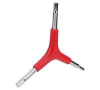 Brrnoo Chiave Dinamometrica per Bici, Bicicletta a Tre Vie in Acciaio Cromato con Un Design Unico per Il Ciclismo all'aperto