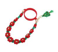 Brrnoo Cinghia per Manico per Bottiglia D'acqua di Natale, Fiori Carini Intrecciati a Mano Pedante per Albero di Natale Maniglia per Bottiglia D'acqua in Silicone Cordino per Supporto