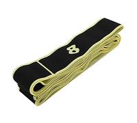 BRRNOO Cintura di Allungamento dello Yoga, Cintura di Resistenza Alla Cinghia dello Yoga per L'allenamento della Resistenza e il Fitness, Materiale del Filo in Lattice in Poliestere (YELLOW)