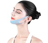 Brrnoo Cintura per Il Viso,Doppio Mento Riduttore,Doppio Mento più Sottile Traspirante Dimagrante Cintura per Il Viso Sottile Assistenza Sanitaria Massaggio Contorno Viso Lifting