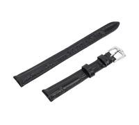 Brrnoo Cinturino per Orologio in Pelle Texture Coccodrillo Cinturino a Sgancio Rapido Resistente Alla Pioggia con Fibbia in Acciaio Inossidabile per Smartwatch Automatici Al Quarzo (12×10)