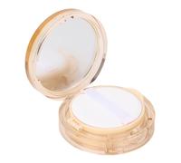 BRRNOO Contenitore vuoto per BB cream, fondotinta con cuscino d'aria, custodia portatile fai te sigillata con specchio e piumino per cipria e fard