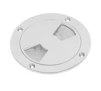 Brrnoo Copertura per Boccaporto per Barche, Accessori per Barche Accessori Marini con Design a Disco e Scanalatura in Acciaio Inossidabile 316 Facile da Installare e Utilizzare per L'Accesso al (3