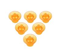 Brrnoo Coppe d'Api per Apicoltura, Strumento per Identificazione Regina e Celle, Kit 50 pz 0,74x0,63 Pollici Arancione