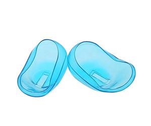 BRRNOO Copri Orecchie per Doccia, Copri Orecchie per Tintura in Silicone Tintura Tinta Cuffie per Doccia per Blu