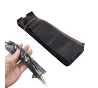 BRRNOO Coprimacchina per Tatuaggi 100 Pezzi, Manicotti per Penna Monouso Antistatici in PE Resistenti All'acqua, con Design Monouso, per Tatuatori e Professionisti della Bellezza (BLACK)