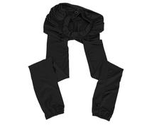 Brrnoo Cuffia per Capelli Collant 2 in 1 Cuffia per Dormire per Capelli Lunghi con Fodera Elastica e Traspirante Trecce Sicure Estensioni per Timori No (BLACK)