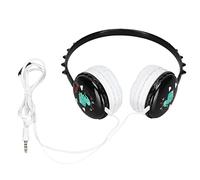 Brrnoo Cuffie da Dinosauro per Bambini Cuffie Regolabili Sopra L'orecchio per Ragazzi e ragazze. Auricolari per Bambini Carini per Tablet PC (BLACK)