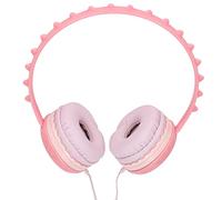 Brrnoo Cuffie da Dinosauro per Bambini Cuffie Regolabili Sopra L'orecchio per Ragazzi e ragazze. Auricolari per Bambini Carini per Tablet PC (PINK)