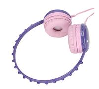 Brrnoo Cuffie da Dinosauro per Bambini Cuffie Regolabili Sopra L'orecchio per Ragazzi e ragazze. Auricolari per Bambini Carini per Tablet PC (Violaceo)