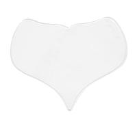Brrnoo Cuscino Antirughe sulla Scollatura, Toppe Antirughe, Cuscino Antirughe in Silicone Lavabile a Forma di Cuore Riutilizzabile per la Prevenzione delle Rughe sulla Pelle del Torace