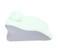 Brrnoo Cuscino di Supporto per la Schiena in Memory Foam per Letto Seduto Sdraiato con Design Curvo 3D per Leggere Mentre Dormi (Frutta Verde Grigio)